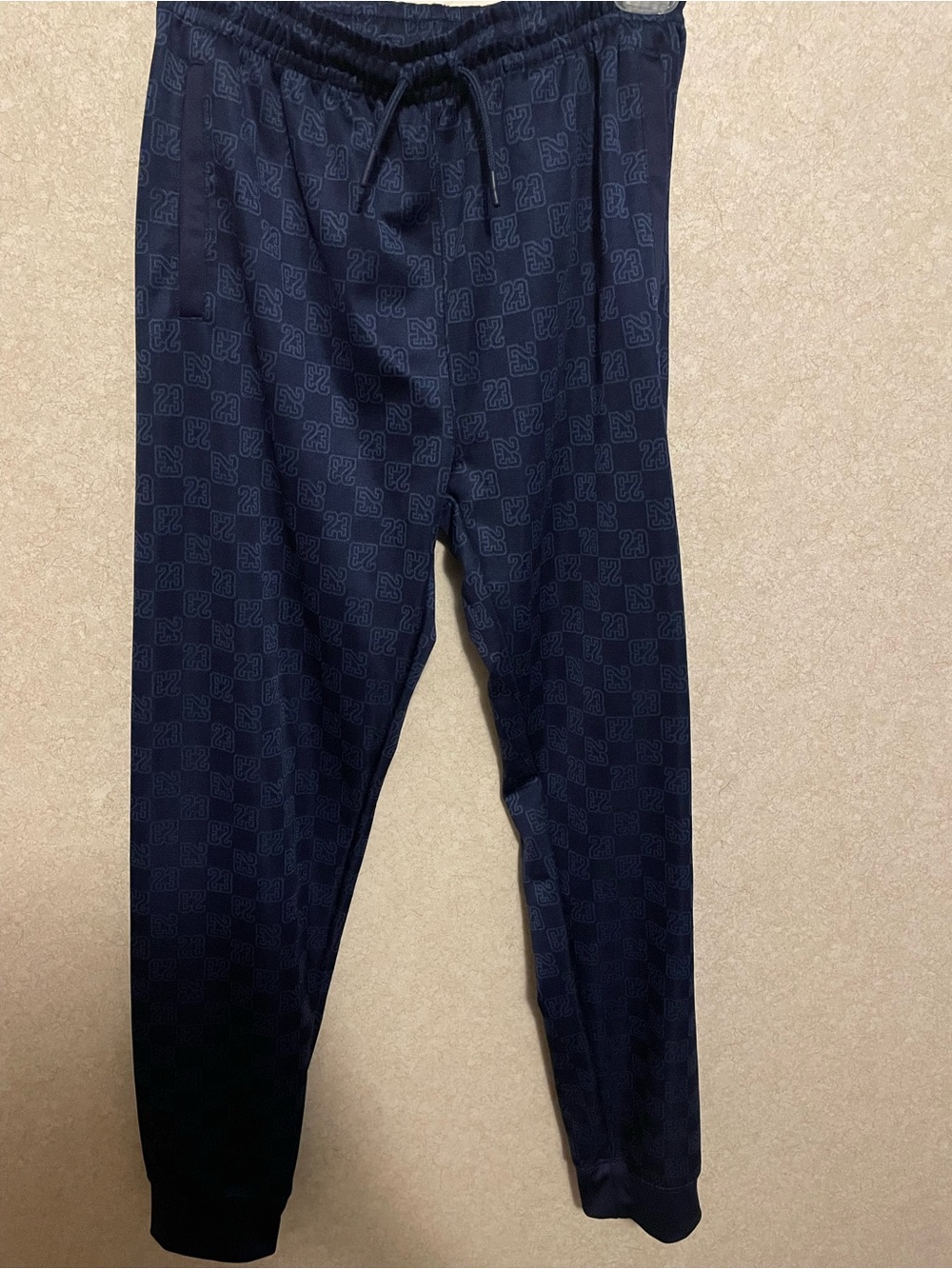 Jordan Navy Tracksuit Jacket with Jumpman Logo and matching joggers. - Picture 3 of 7